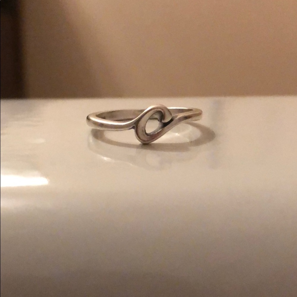 James Avery “C” initial ring: Size 7 1/2